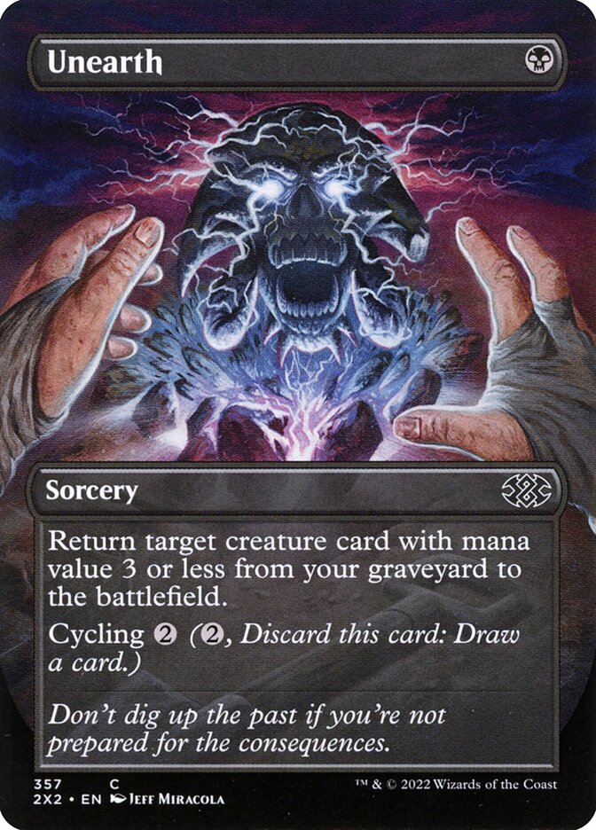 Unearth, Double Masters 2022 Card Art
