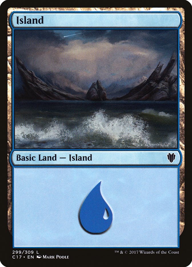 Island, Commander 2017 Card Art