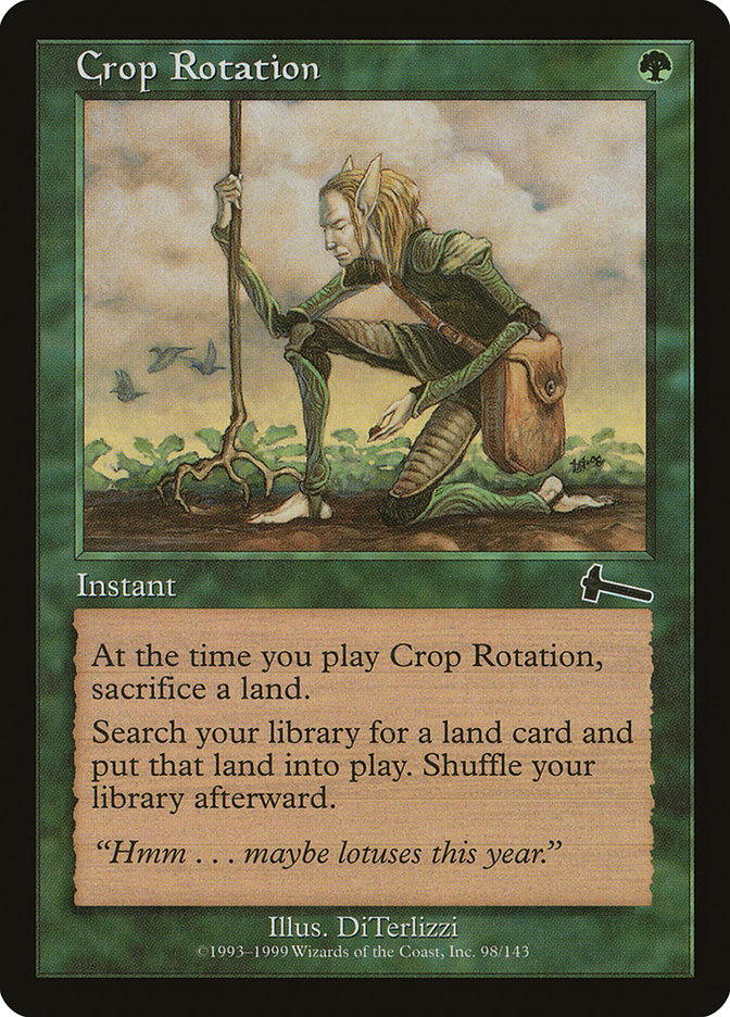 Crop Rotation, Urza'S Legacy Card Art