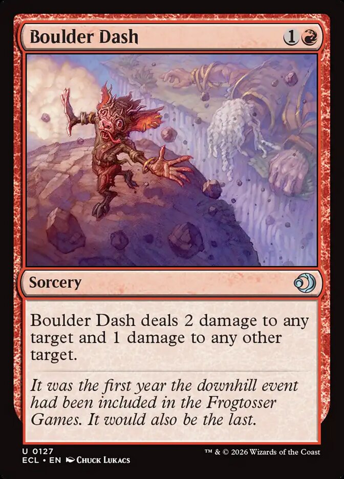 Boulder Dash, Lorwyn Eclipsed Card Art