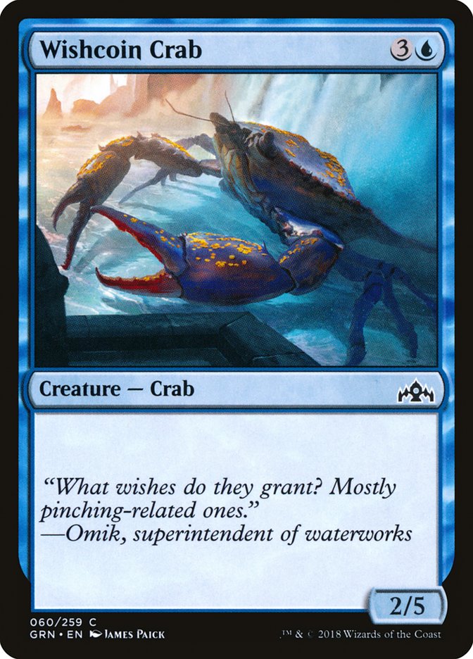 Wishcoin Crab, Guilds of ravnica Card Art