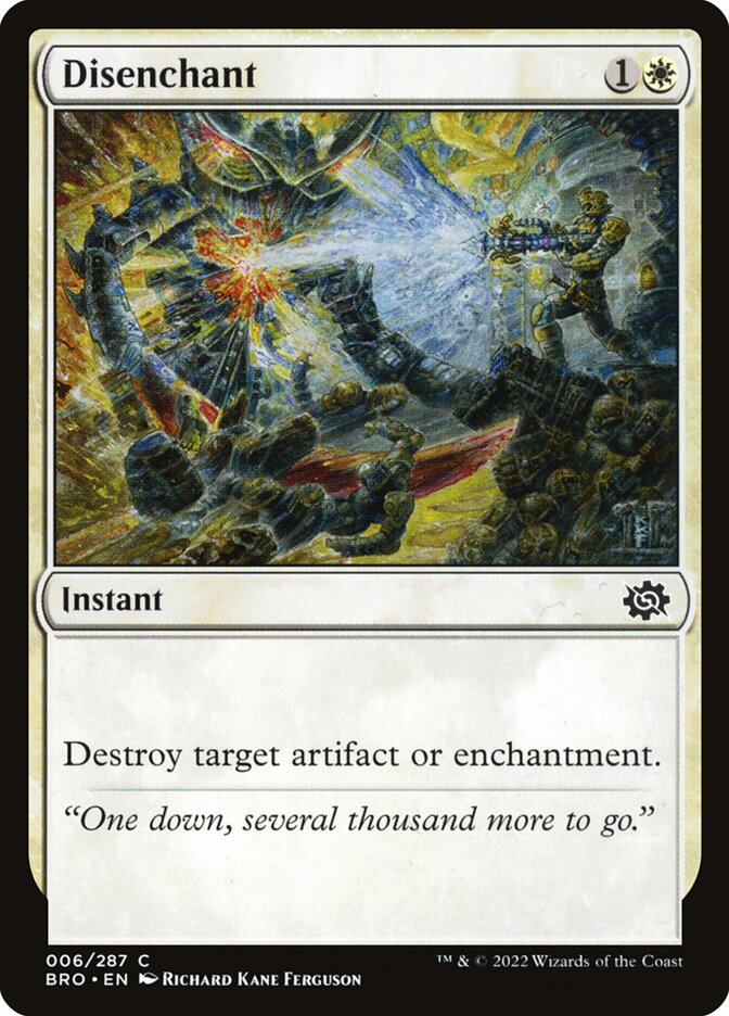 Disenchant, The Brothers' War Card Art