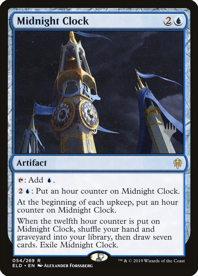 Midnight Clock, Throne Of Eldraine Promos Card Art