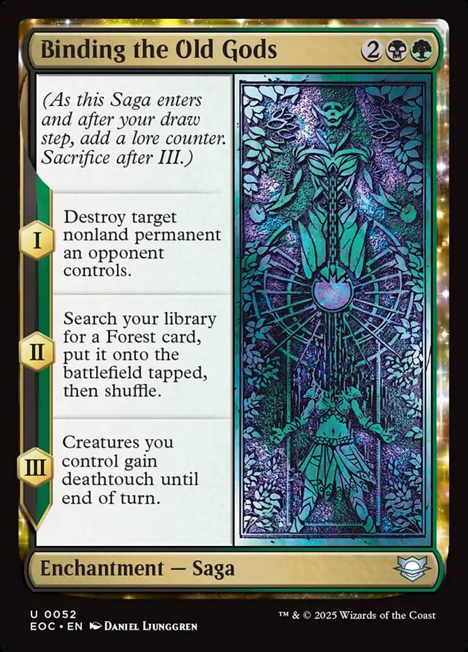 Binding the Old Gods, Edge Of Eternities Commander Card Art