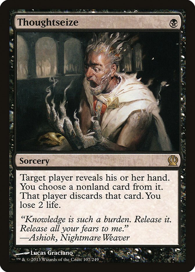 Thoughtseize, Theros Card Art