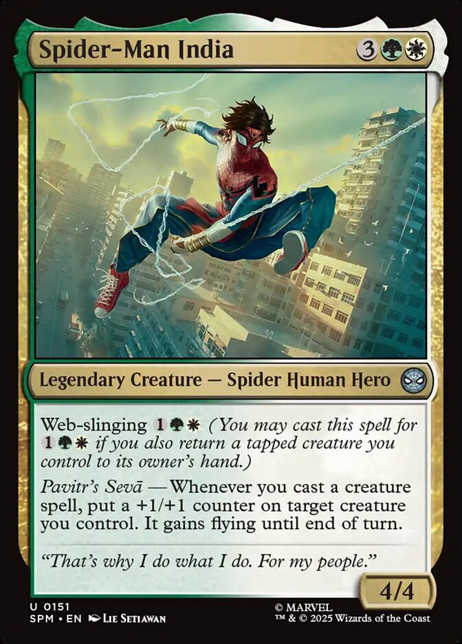 Spider-Man India, Marvel'S Spider-Man Card Art
