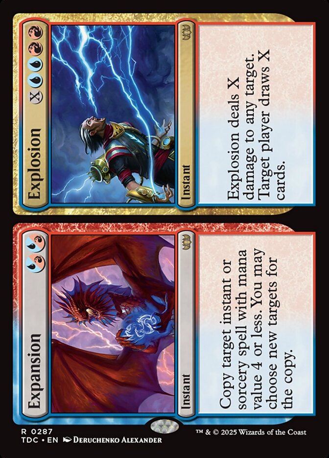Expansion // Explosion, Tarkir: Dragonstorm Commander Card Art