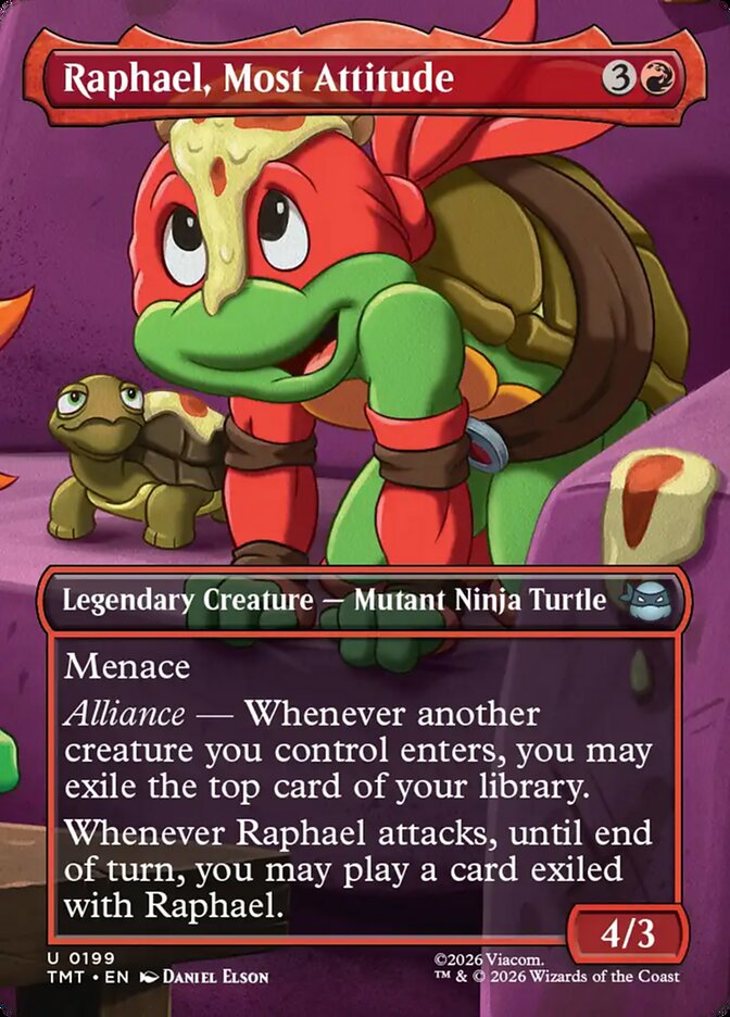 Raphael, Most Attitude, Teenage Mutant Ninja Turtles Card Art