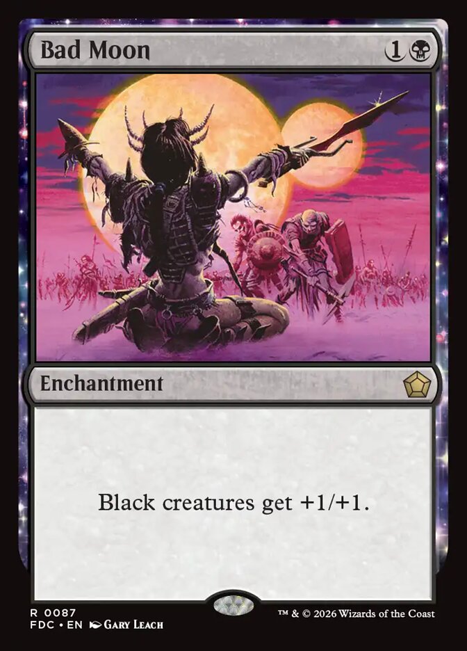 Bad Moon, Foundations Commander Card Art