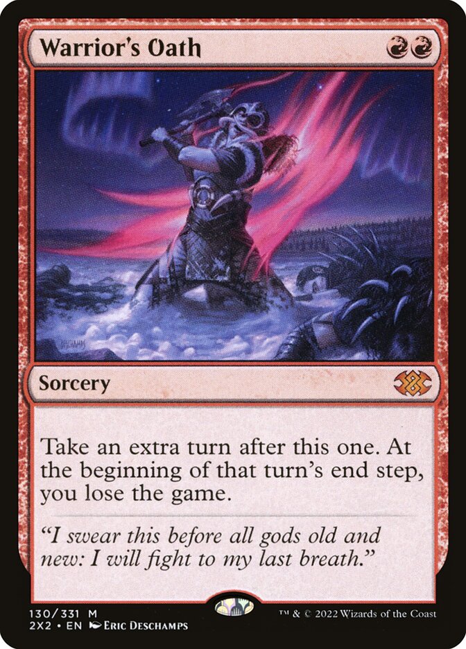 Warrior's Oath, Double masters 2022 Card Art
