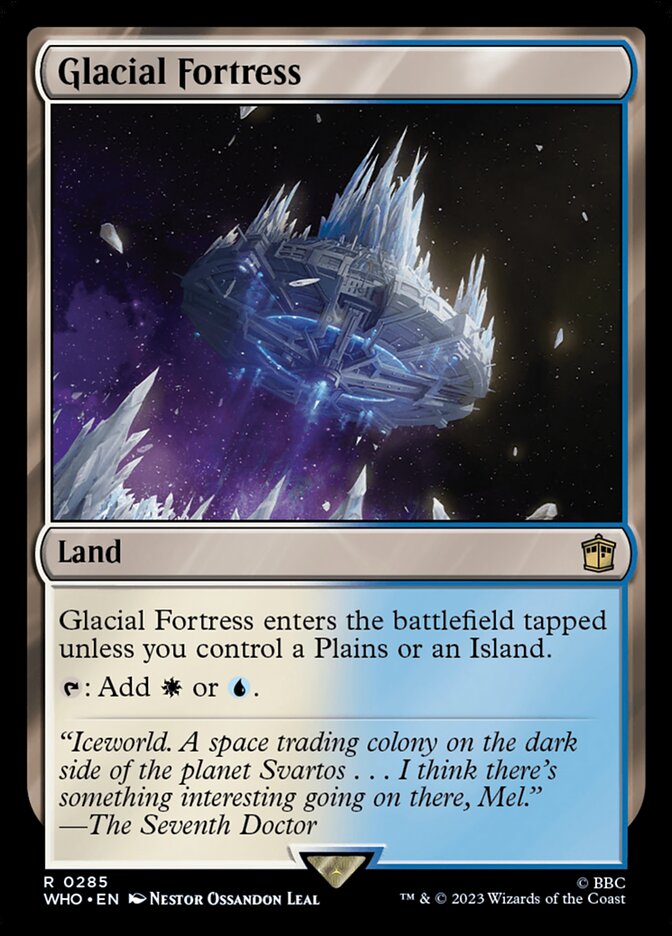 Glacial Fortress, Doctor Who Card Art