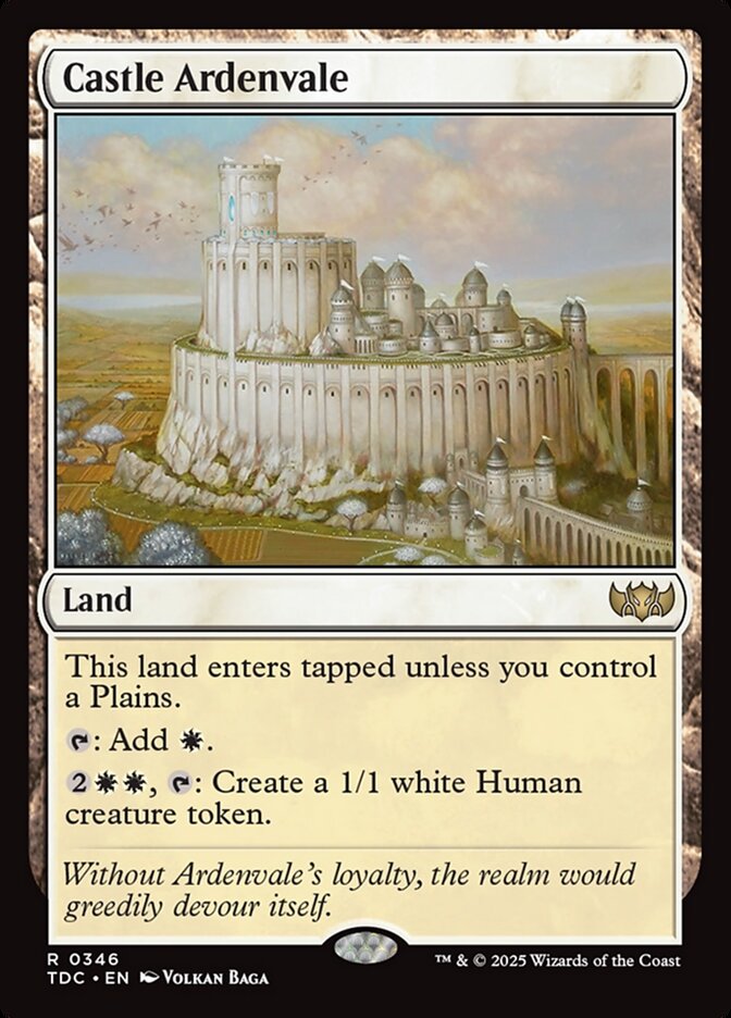 Castle Ardenvale, Tarkir: Dragonstorm Commander Card Art