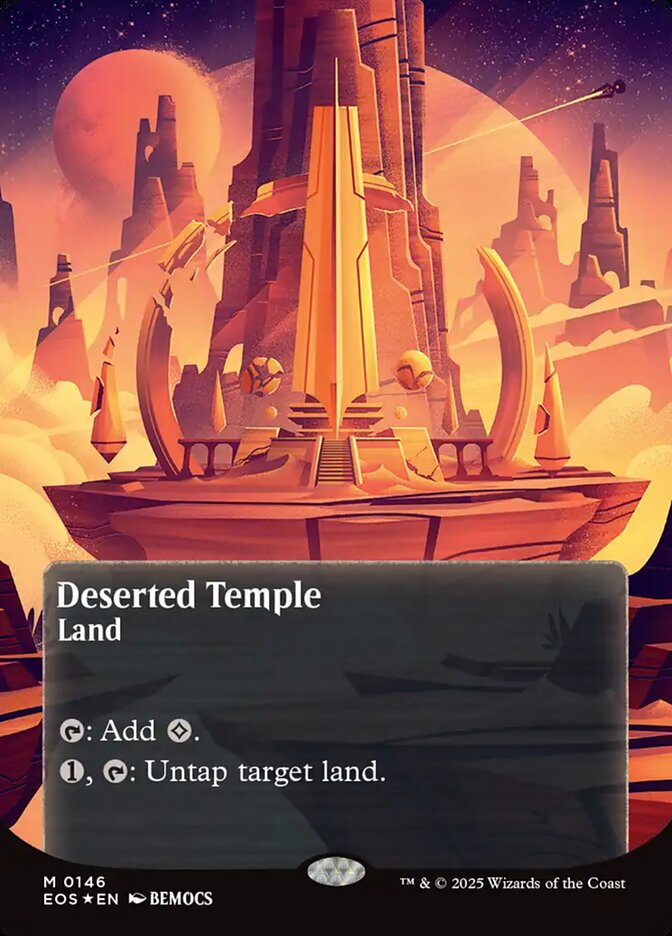 Deserted Temple, Edge Of Eternities: Stellar Sights Card Art