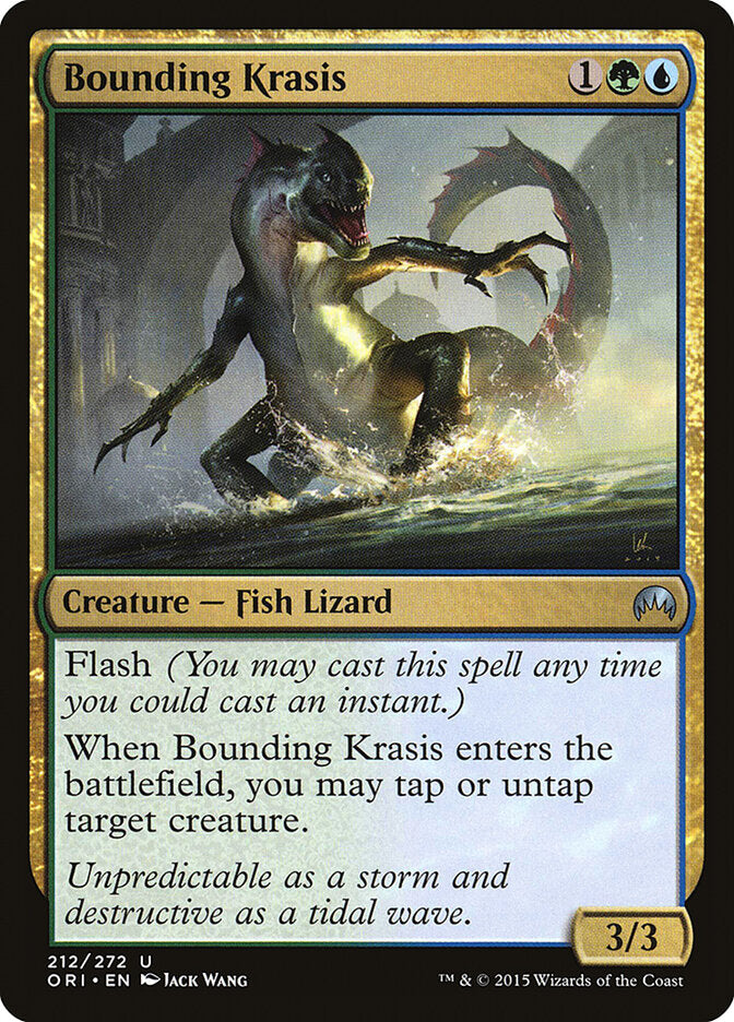Bounding Krasis, Magic Origins Card Art