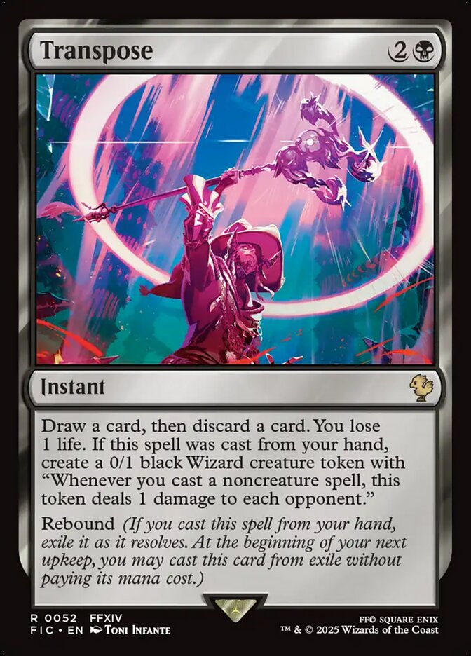 Transpose, Final fantasy commander Card Art