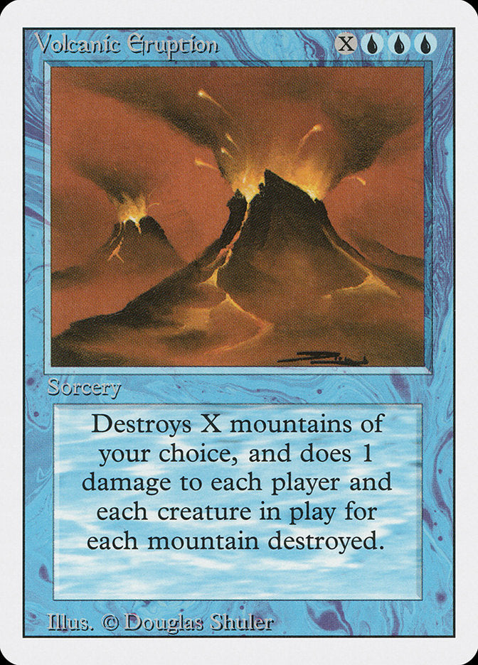Volcanic Eruption, Revised Edition Card Art