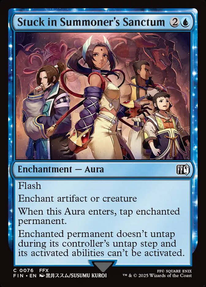 Stuck in Summoner's Sanctum, Final fantasy Card Art