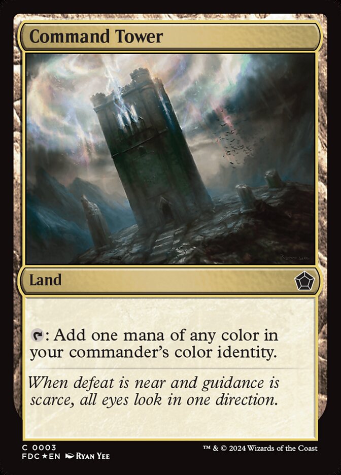 Command Tower, Foundations commander Card Art