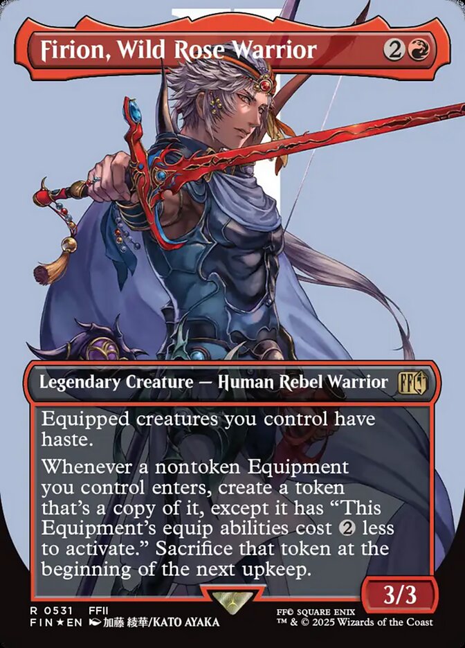 Firion, Wild Rose Warrior, Final fantasy Card Art