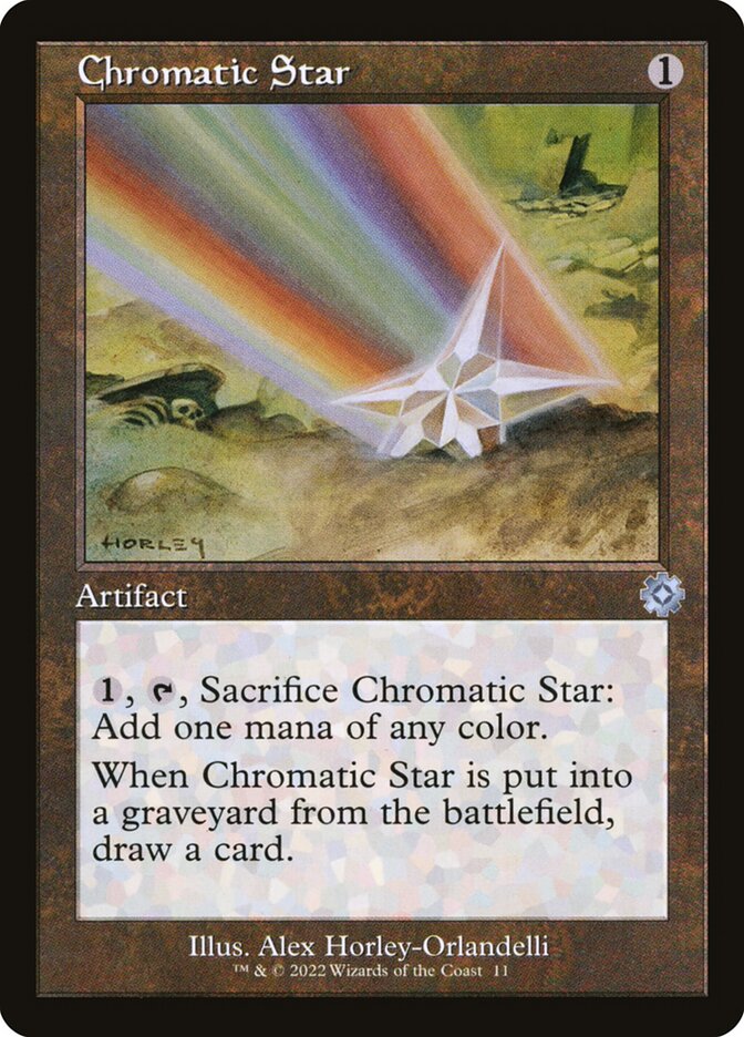 Chromatic Star, The Brothers' War Retro Artifacts Card Art