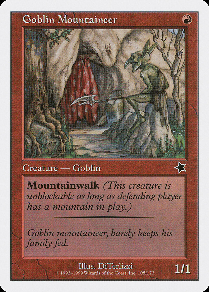 Goblin Mountaineer, Starter 1999 Card Art