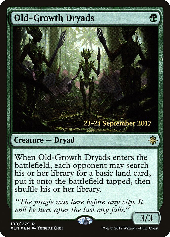 Old-Growth Dryads, Ixalan promos Card Art