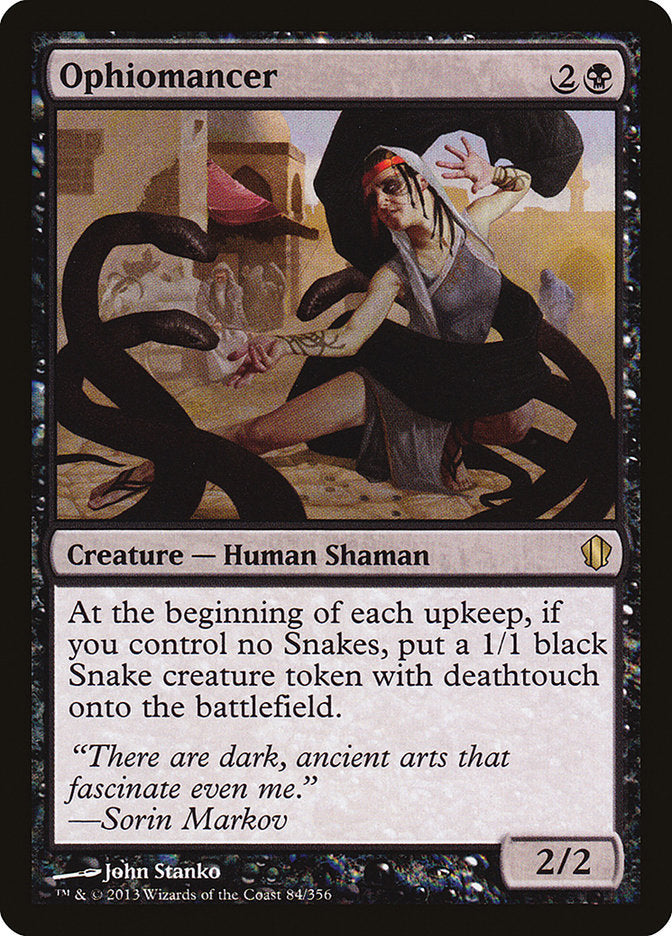 Ophiomancer, Commander 2013 Card Art