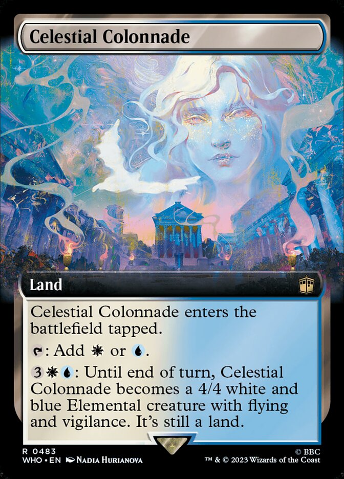 Celestial Colonnade, Doctor Who Card Art