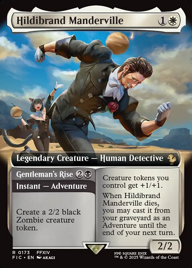 Hildibrand Manderville // Gentleman's Rise, Final fantasy commander Card Art