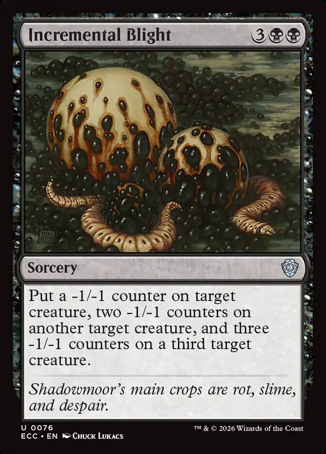 Incremental Blight, Lorwyn Eclipsed Commander Card Art