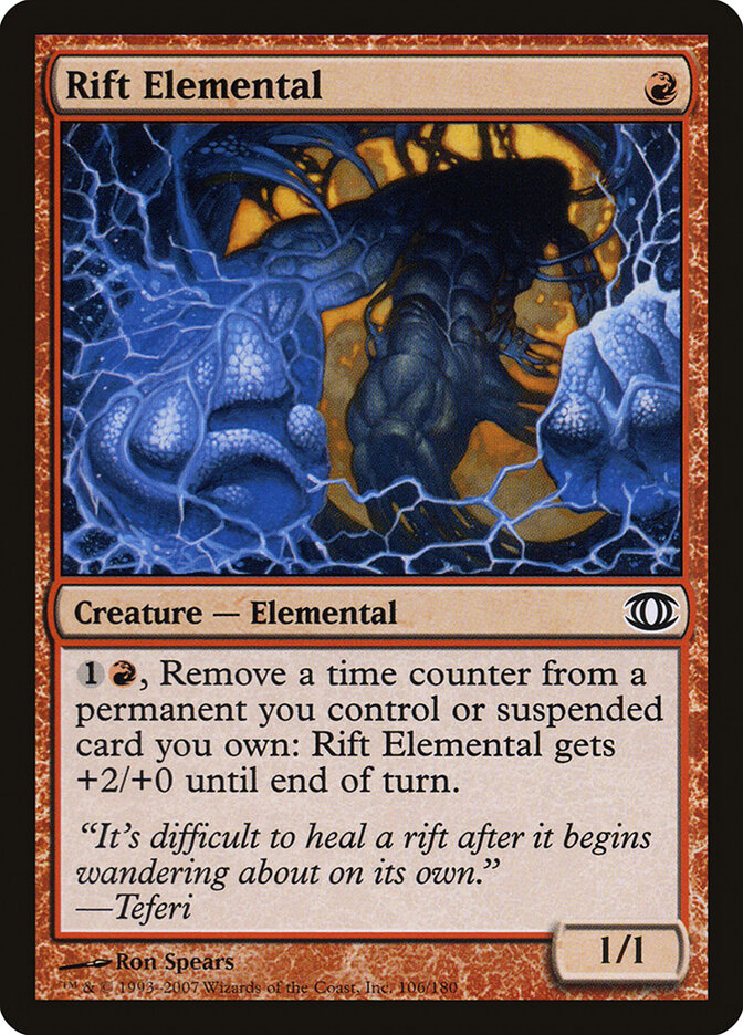 Rift Elemental, Future Sight Card Art