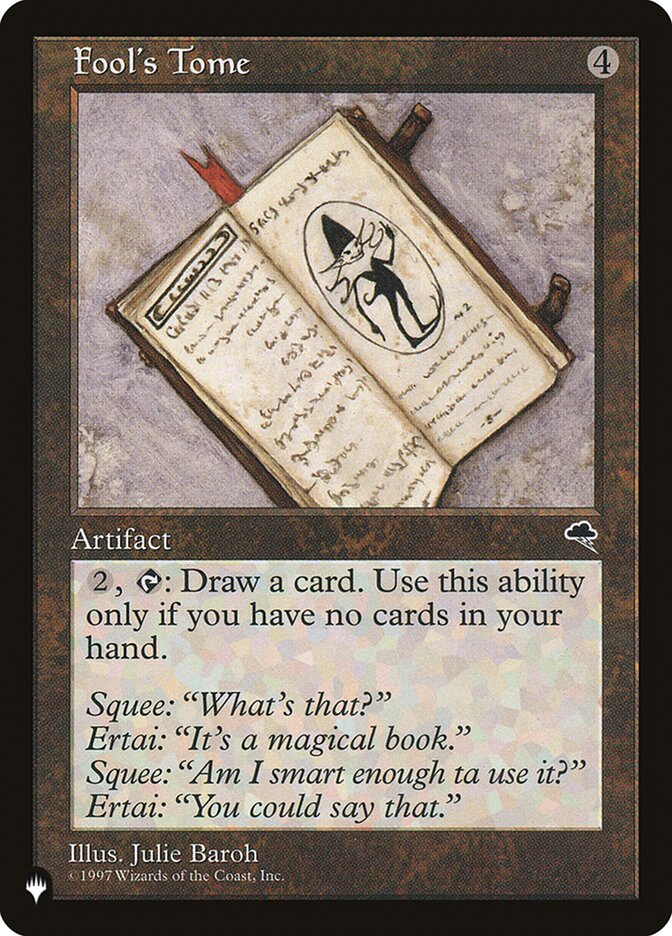 Fool's Tome, The list Card Art