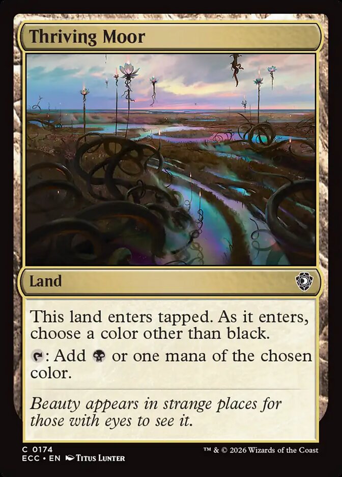 Thriving Moor, Lorwyn Eclipsed Commander Card Art