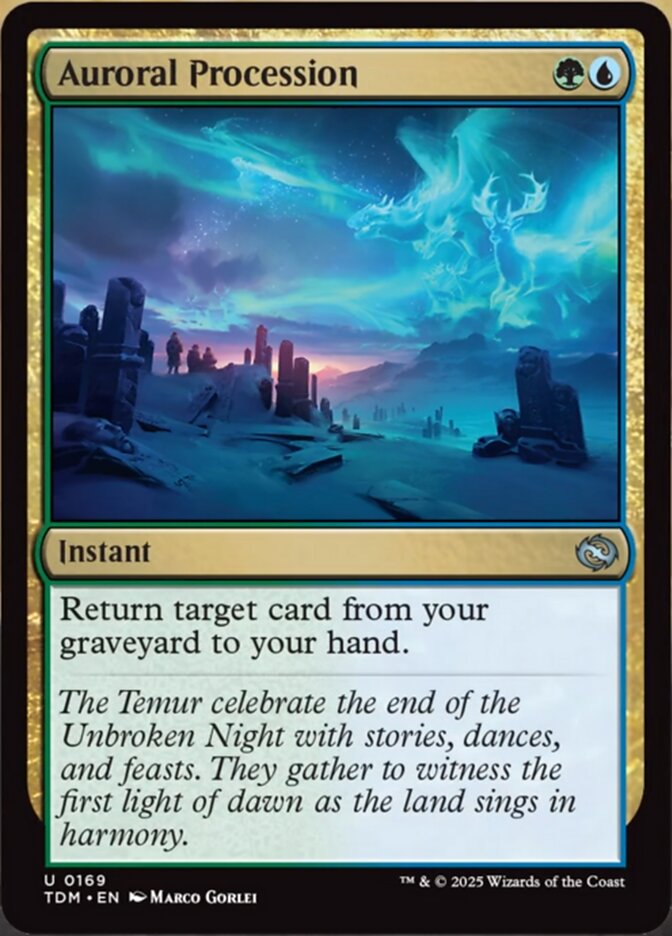 Auroral Procession, Tarkir: dragonstorm Card Art