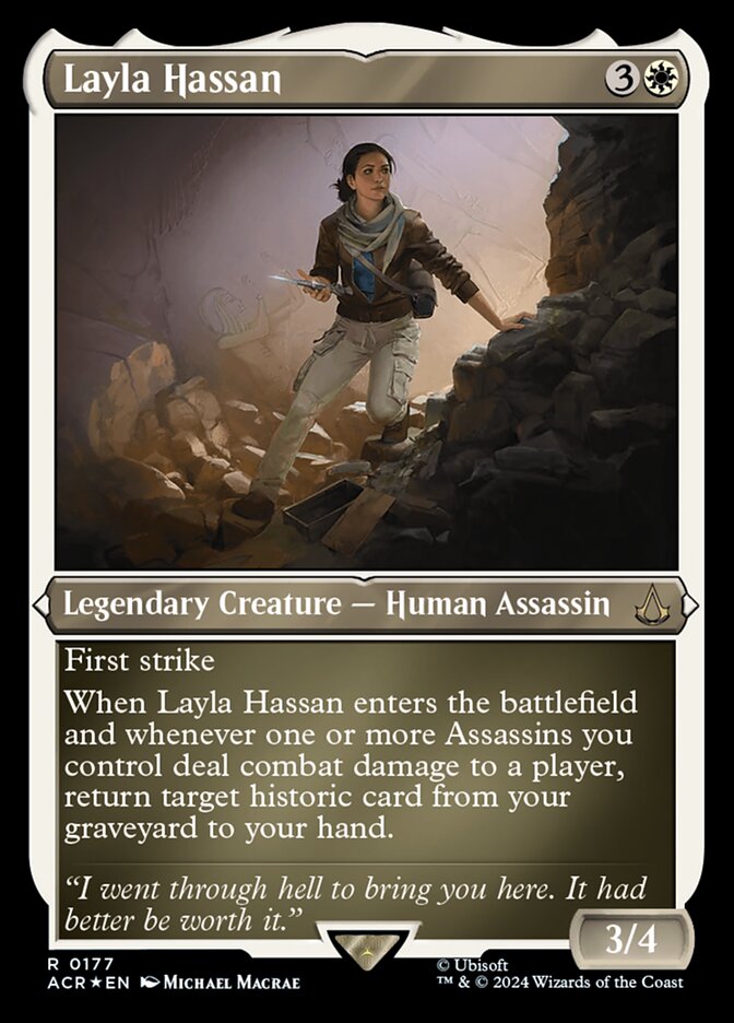 Layla Hassan, Assassin'S Creed Card Art