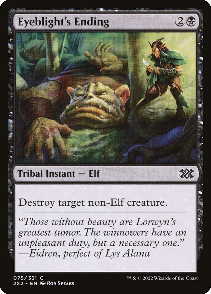Eyeblight's Ending, Double masters 2022 Card Art