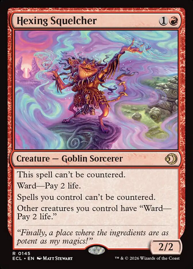 Hexing Squelcher, Lorwyn Eclipsed Card Art