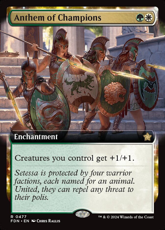 Anthem of Champions, Foundations Card Art