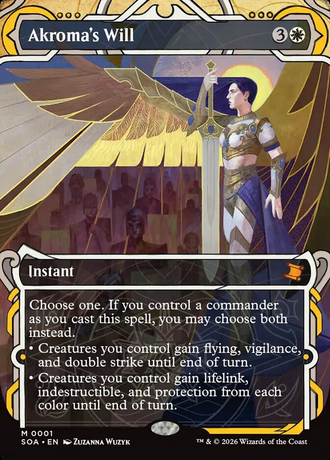 Akroma's Will, Secrets Of Strixhaven Mystical Archive Card Art