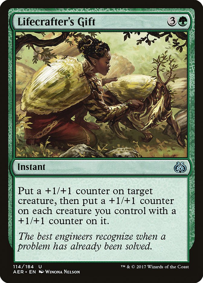 Lifecrafter's Gift, Aether Revolt Card Art