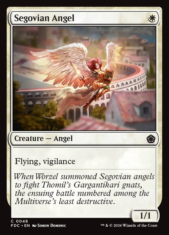 Segovian Angel, Foundations Commander Card Art
