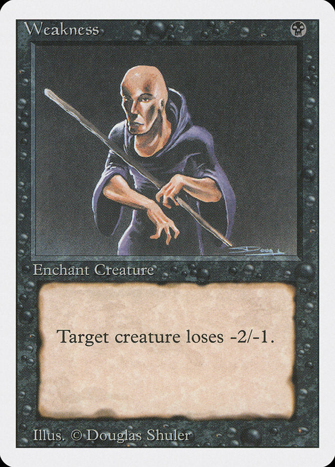 Weakness, Revised edition Card Art