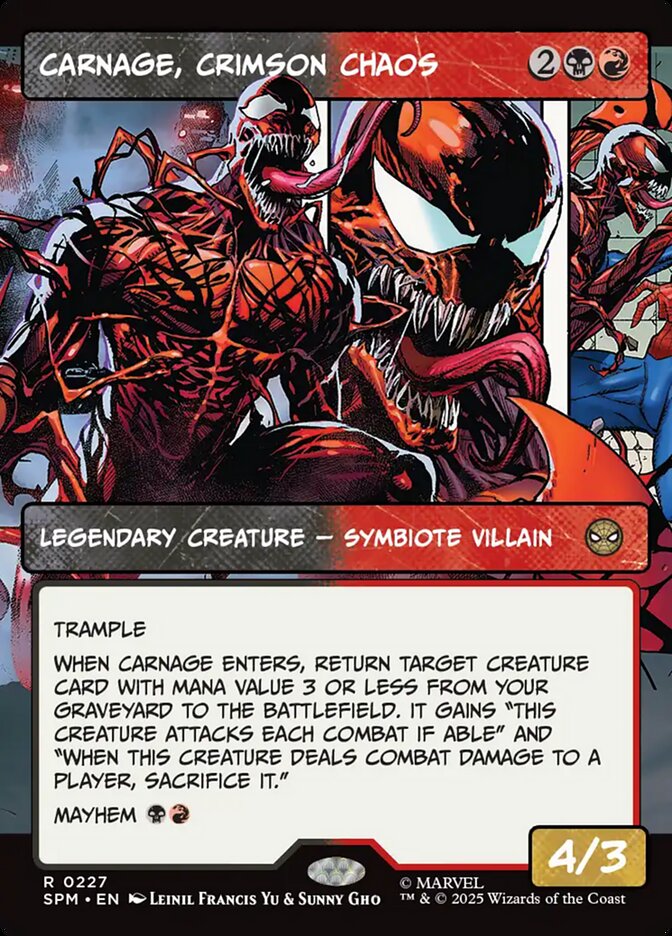 Carnage, Crimson Chaos, Marvel&