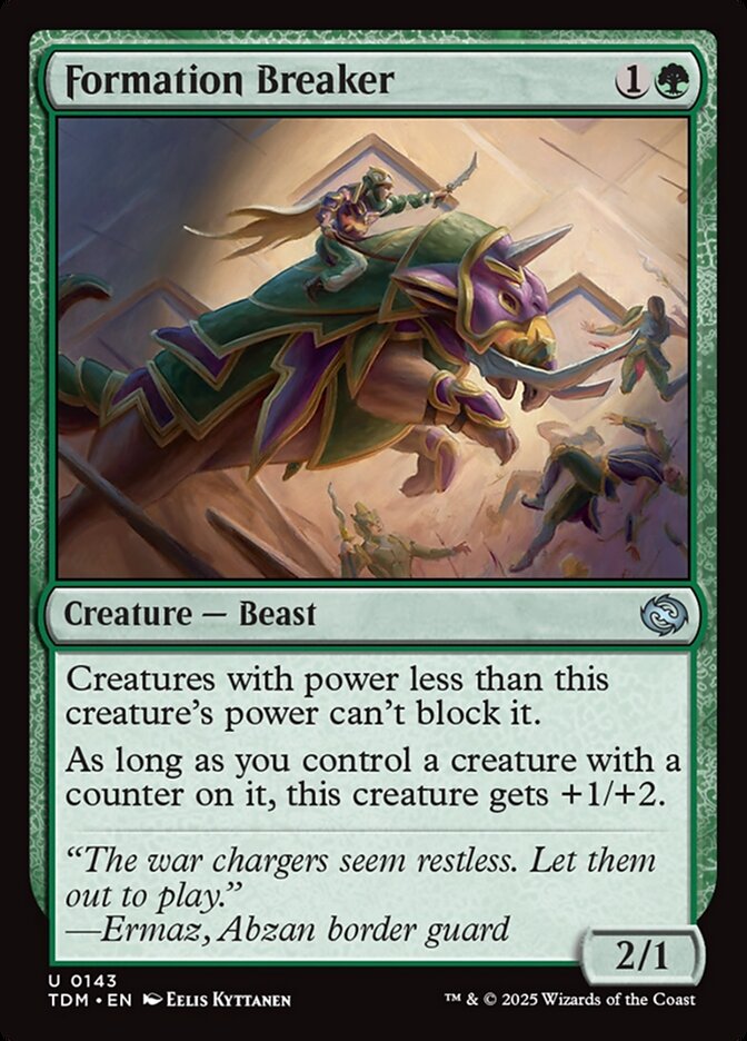 Formation Breaker, Tarkir: dragonstorm Card Art