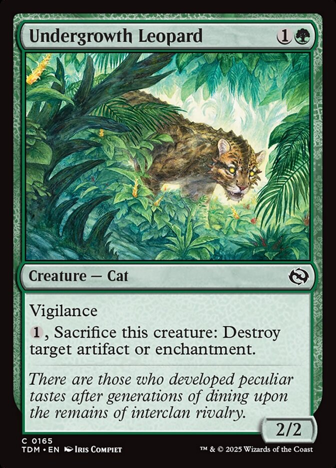 Undergrowth Leopard, Tarkir: Dragonstorm Card Art