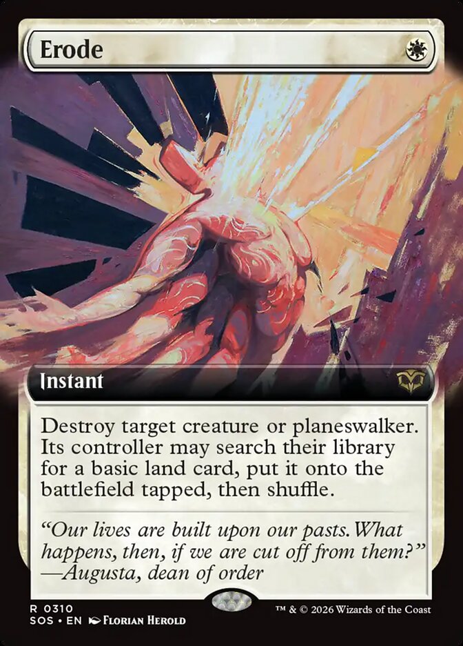 Erode, Secrets Of Strixhaven Card Art