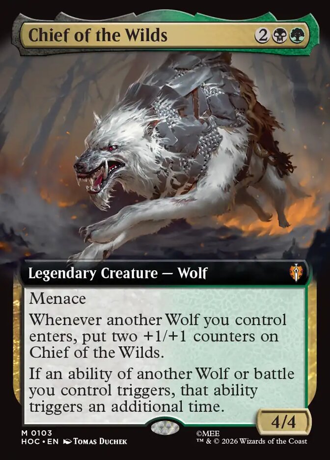 Chief of the Wilds, The Hobbit Eternal Card Art