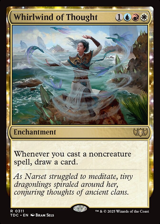 Whirlwind of Thought, Tarkir: Dragonstorm Commander Card Art