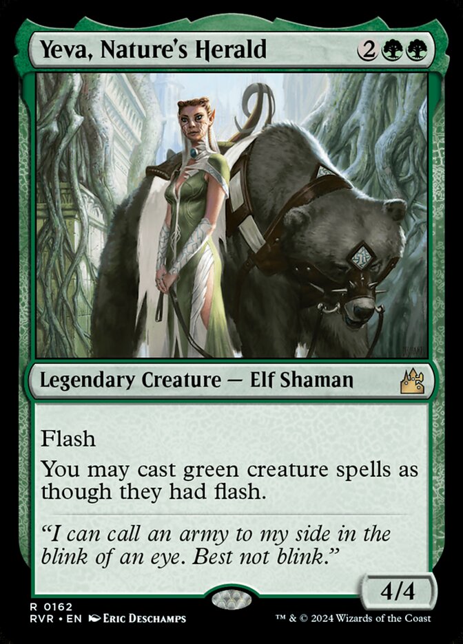 Yeva, Nature's Herald, Ravnica remastered Card Art