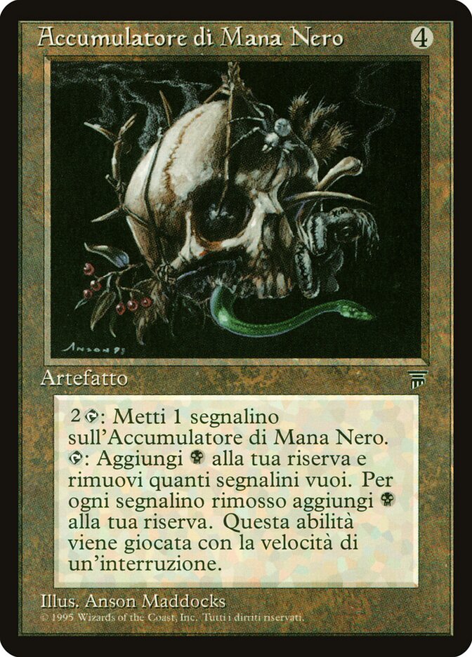 Black Mana Battery, Legends Card Art